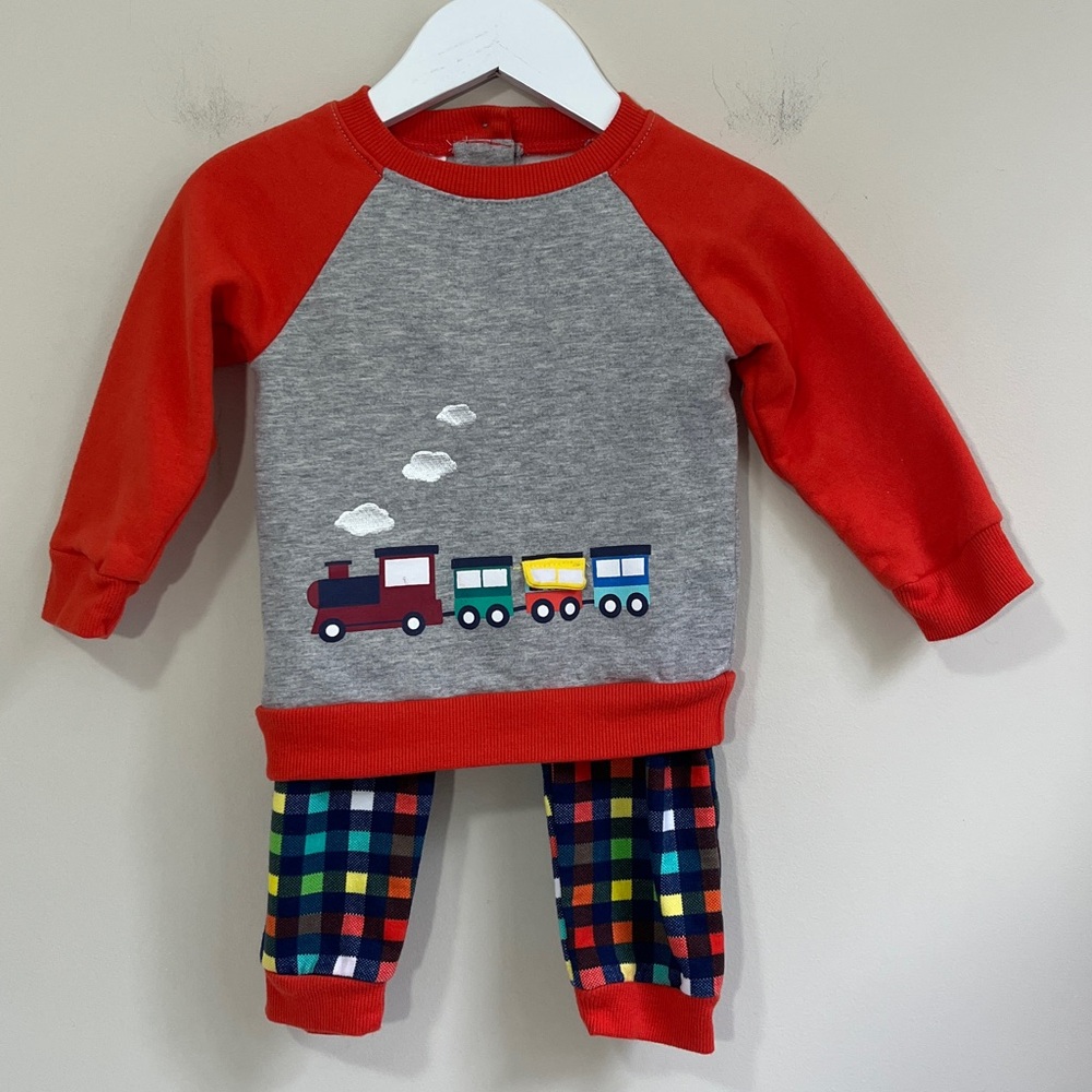 Little Wonders Baby Boy Fleece Outfit Size 12 Months